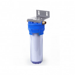 Гейзер-1П 10SL Магистральный фильтр для воды, прозрачный