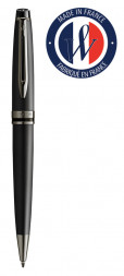 Ручка шариковая Waterman Expert DeLuxe (2119251) Metallic Black RT M синие чернила подар.кор.