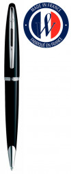 Ручка шариковая Waterman Carene (S0293950) Black ST M синие чернила подар.кор.