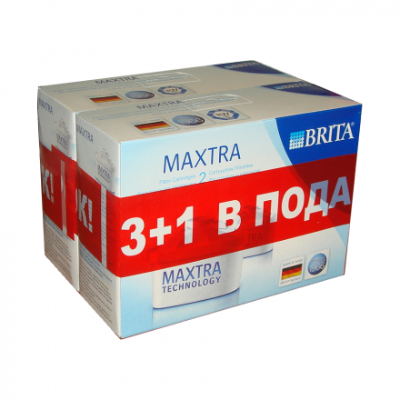 Брита Макстра+ Универсал упаковка из 4-х картриджей (3+1)