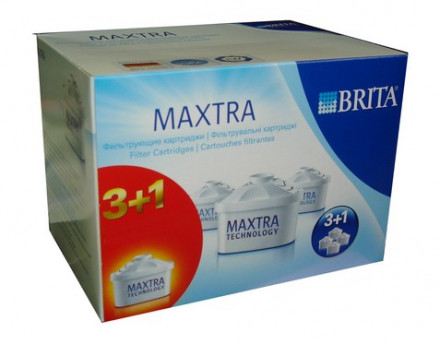 Брита Макстра+ Универсал упаковка из 4-х картриджей (3+1)