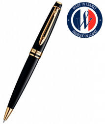 Ручка шариковая Waterman Expert 3 (S0951700) Black Laque GT M синие чернила подар.кор.