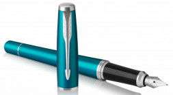 Ручка перьевая Parker Urban Core F309 (1931594) Vibrant Blue CT F перо сталь нержавеющая подар.кор.