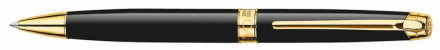 Ручка шариковая Carandache Leman (4789.282) black lacquered GP подар.кор.