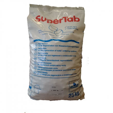 Соль SuperTab таблетированная для умягчителей, обезжелезователей