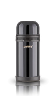 Термос стальной LaPlaya Traditional 1,2L black) универсальное горло, 560047