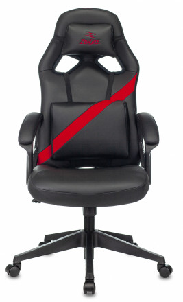 Кресло игровое Zombie DRIVER искусственная кожа с подголовником крестовина пластик