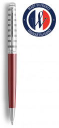 Ручка шариковая Waterman Hemisphere Deluxe (2118292) Marine Red M синие чернила подар.кор.
