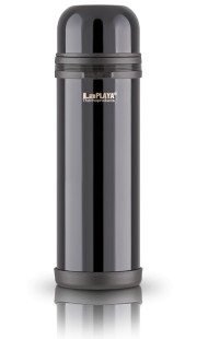 Термос стальной LaPlaya Traditional 1,8L black) универсальное горло, 560050