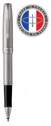 Ручка роллер Parker Sonnet Core T526 (1931511) Stainless Steel CT M черные чернила подар.кор.