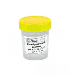 Калибровочный буферный раствор pH 4.01 для рH метров, арт. КР-4.01