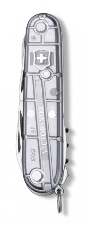 Victorinox Офицерский нож CLIMBER 91 мм. полупрозрачный серебряный 1.3703.T7