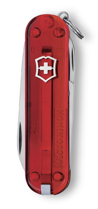Victorinox Нож-брелок CLASSIC 58 мм. красный полупрозрачный  0.6223.T