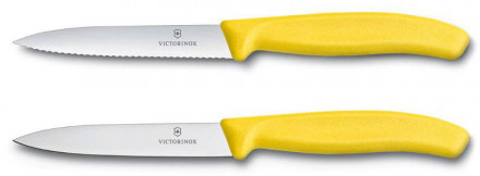 Набор ножей кухон. Victorinox Swiss Classic (6.7796.L9B) компл.:2шт оранжевый блистер