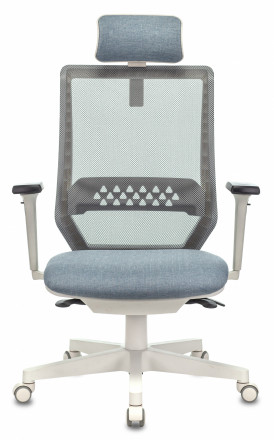 Кресло руководителя Бюрократ EXPERT сетка/ткань с подголов. крестовина пластик