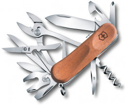 Нож перочинный Victorinox EvoWood S557 (2.5221.S63) коричневый 19 функций сталь/дерево