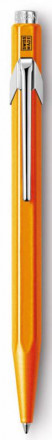 Ручка шариковая Carandache Office Popline (849.530) Orange Fluo M синие чернила подар.кор.