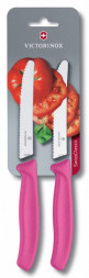 Набор ножей кухон. Victorinox Swiss Classic (6.7836.L115B) компл.:2шт розовый блистер