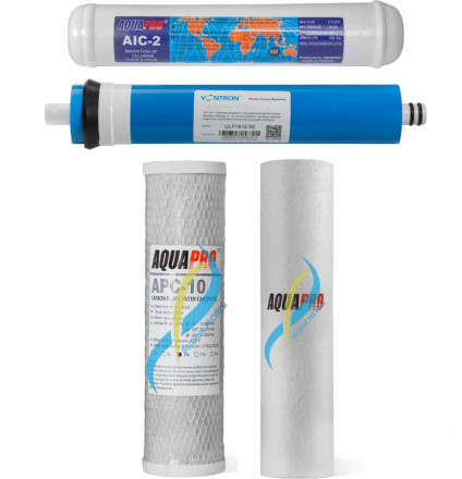 Набор картриджей Aquapro  для AP-580 с мембраной и постфильтром