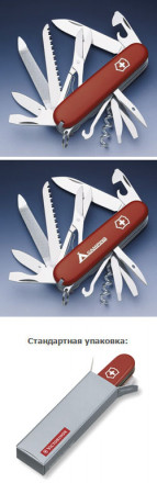 Victorinox Офицерский нож RANGER 91 мм. красный с логотипом &quot;camping&quot;  1.3763.71