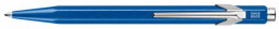 Ручка шариковая Carandache Office Popline Metal-X (849.640) Blue Metallic M синие чернила подар.кор.