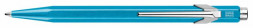 Ручка шариковая Carandache Office Popline Metal-X (849.671) Turquoise Metallic M синие чернила подар.кор.