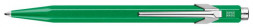 Ручка шариковая Carandache Office Popline Metal-X (849.712) Green Metallic M синие чернила подар.кор.