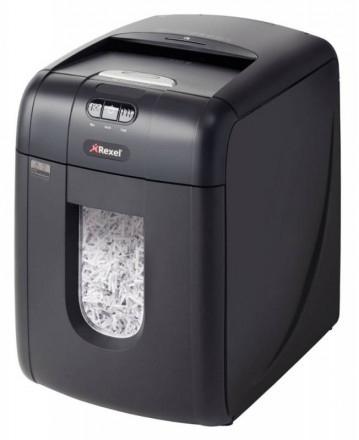 Шредер Rexel Auto+ 130X (секр.P-4)/фрагменты/130лист./26лтр./скрепки/скобы/пл.карты