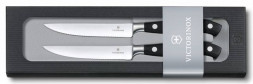 Набор ножей кухон. Victorinox Forged Steak (7.7242.2W) компл.:2шт черный подар.коробка