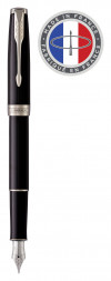 Ручка перьевая Parker Sonnet Core F539 (1931499) LaqBlack СT F перо сталь нержавеющая подар.кор.