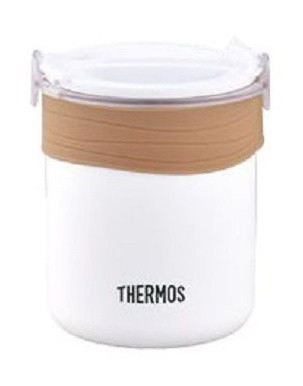 Термос Thermos JBS-360 0.36л. бежевый/белый с чехлом (135223)