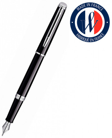 Ручка перьевая Waterman Hemisphere (S0920510) Mars Black CT F перо сталь с хромированным покрытием подар.кор.