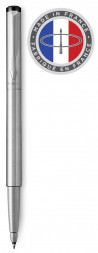 Ручка роллер Parker Vector Steel T03 (2025444) Stainless Steel CT M синие чернила подар.кор.