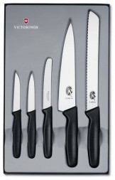Набор ножей кухон. Victorinox Standart (5.1163.5) черный подар.коробка