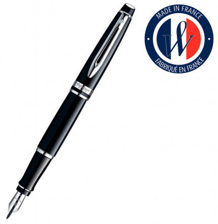 Ручка перьевая Waterman Expert 3 (S0951740) Black CT F перо сталь подар.кор.