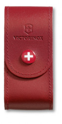 Чехол Victorinox 4.0521.1 кожаный для ножей 91мм 5-8 уровней красный