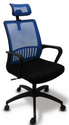 Кресло MC-201-H с подголовником компьютерное Бюрократ