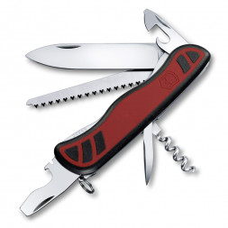 Victorinox Нож для спецслужб с фиксатором лезвия и отвертки FORESTER 111 мм красный с черным  0.8361.С