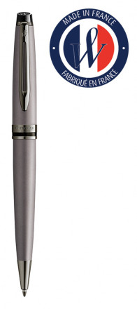 Ручка шариковая Waterman Expert DeLuxe (2119256) Metallic Silver RT M синие чернила подар.кор.