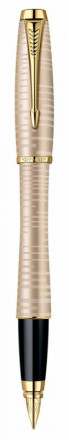 Ручка перьевая Parker Urban Premium F206 Vacumatic (1906852) Golden Pearl F перо сталь нержавеющая подар.кор.