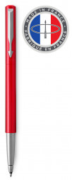 Ручка роллер Parker Vector Standard T01 (2025452) Red CT M синие чернила подар.кор.