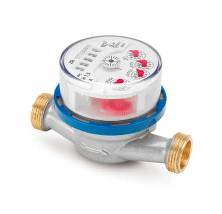 Счетчик воды ETW-N-AM, 90°C, DN 15, Qn 1,5, L 110 mm, G3/4&quot;B, без присоед.