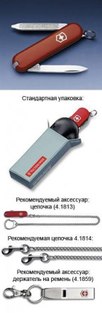 Victorinox Нож-брелок ESCORT 58 мм. красный  0.6123