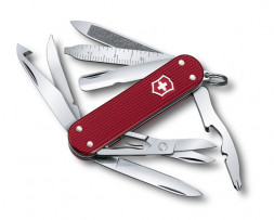 Нож перочинный Victorinox MiniChamp 0.6381.20 58мм алюминиевая рукоять красный