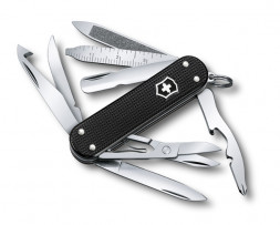 Нож перочинный Victorinox MiniChamp 0.6381.23 58мм алюминиевая рукоять черный