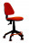 Кресло KD-4-F/TW-96-1 оранжевый детское Бюрократ с подставкой для ног