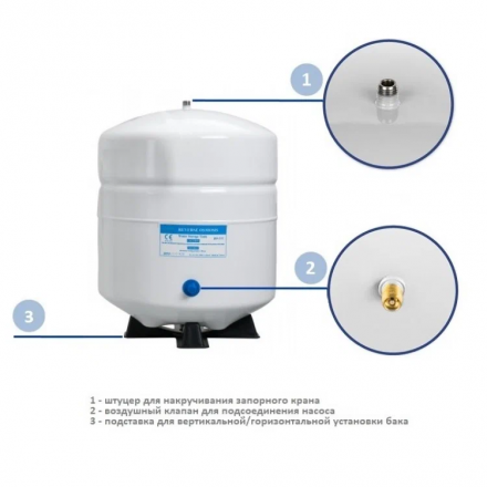 Мембранный бак для осмоса Aquapro A2 (1.2 GAL)