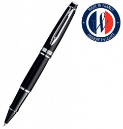 Ручка роллер Waterman Expert 3 (S0951880) Matte Black CT F черные чернила подар.кор.