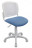 Кресло CH-W296NX/15-107 голубое Бюрократ детское