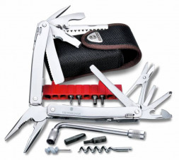 Victorinox 3.0238.N Мультитул SWISSTOOL SPIRIT PLUS в нейлоновом чехле